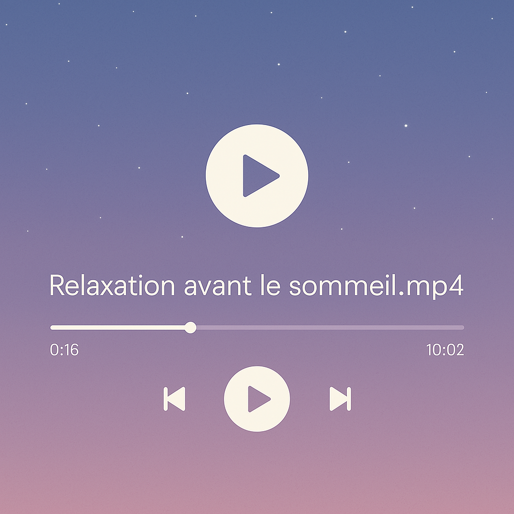 Guided relaxation audio