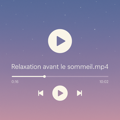 Guided relaxation audio